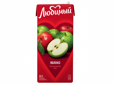 Сок Любимый Яблоко 950мл